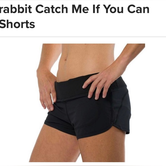 Rabbit Run “Catch Me If You Can” Pocket Training Race Shorts in Black - Picture 4 of 10
